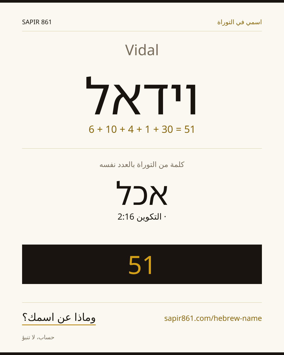Vidal — וידאל
