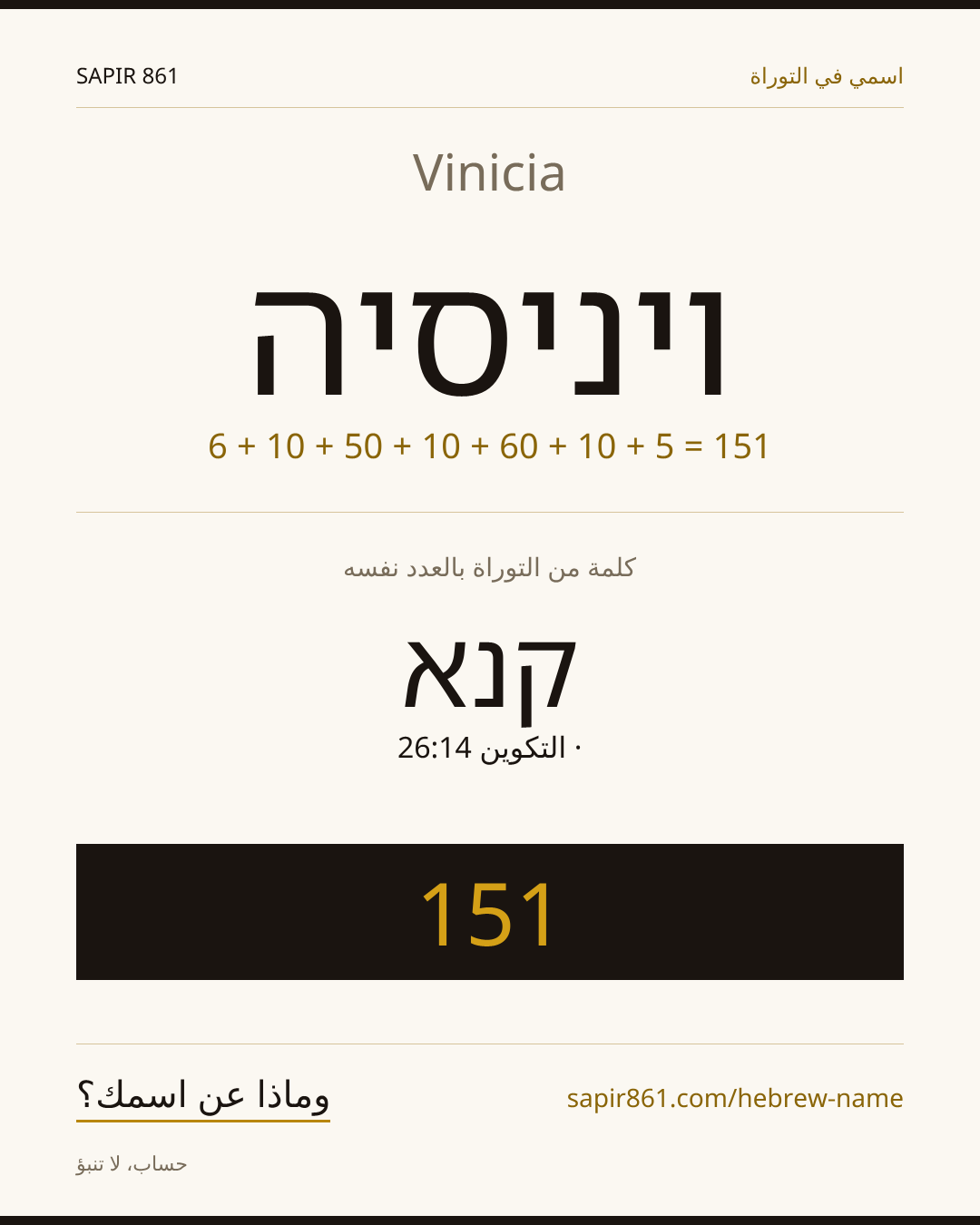 Vinicia — ויניסיה