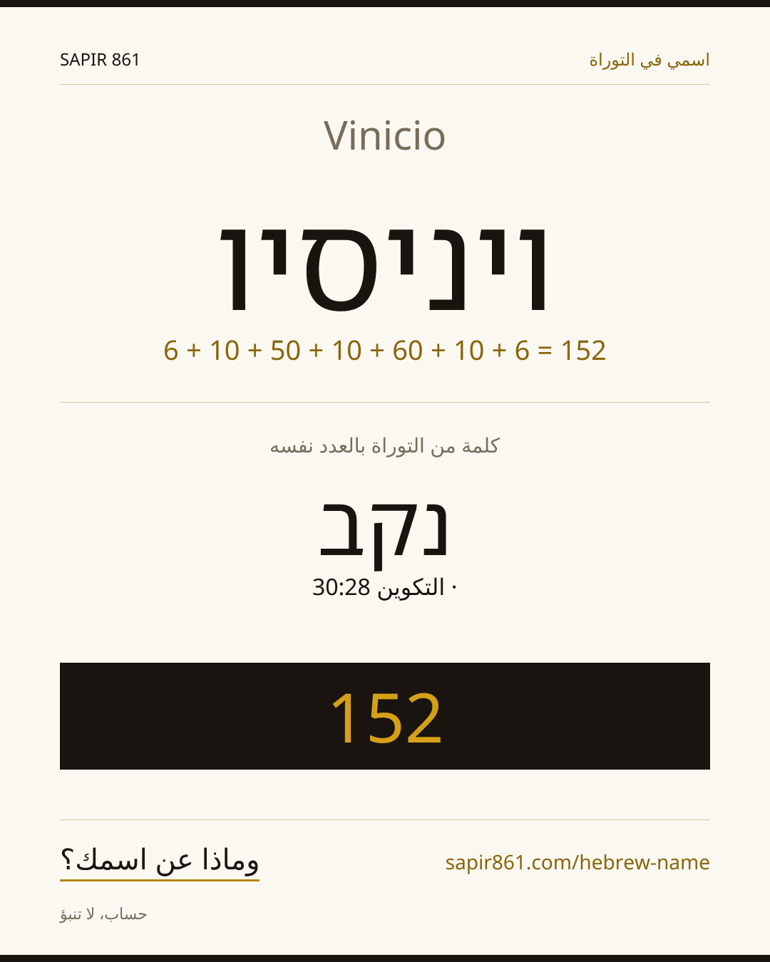 Vinicio — ויניסיו
