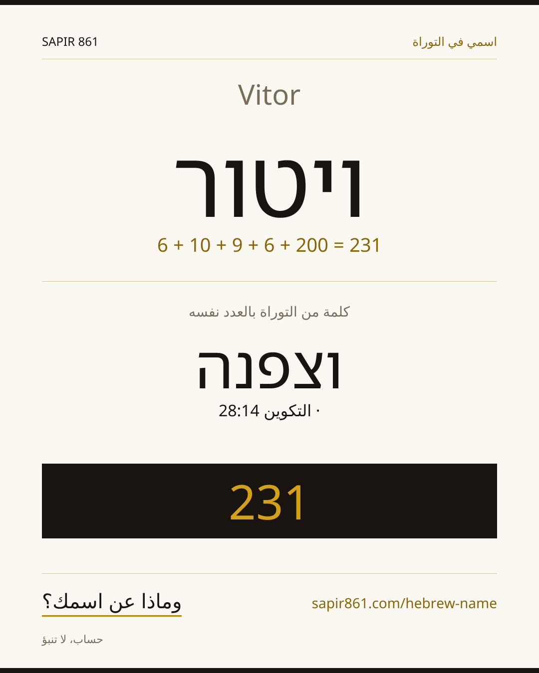 Vitor — ויטור