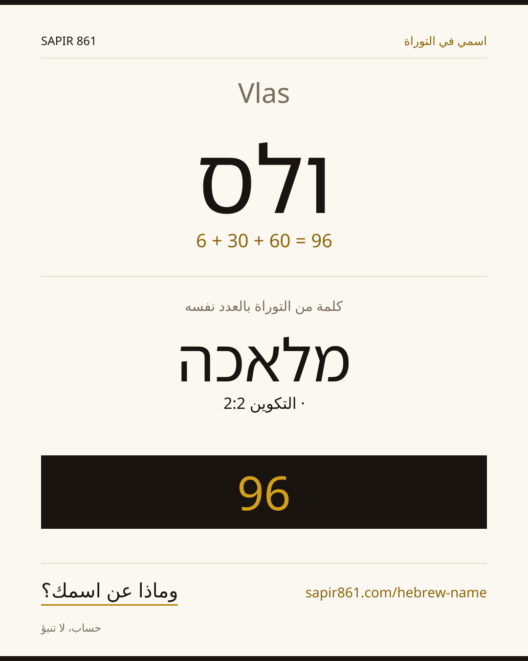 Vlas — ולס