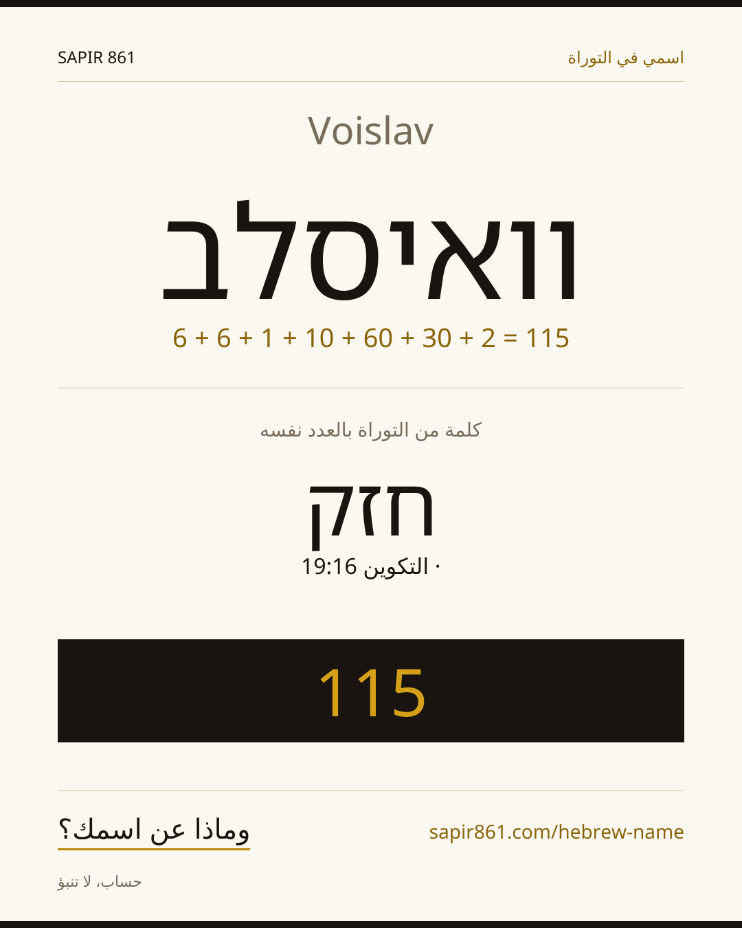 Voislav — וואיסלב