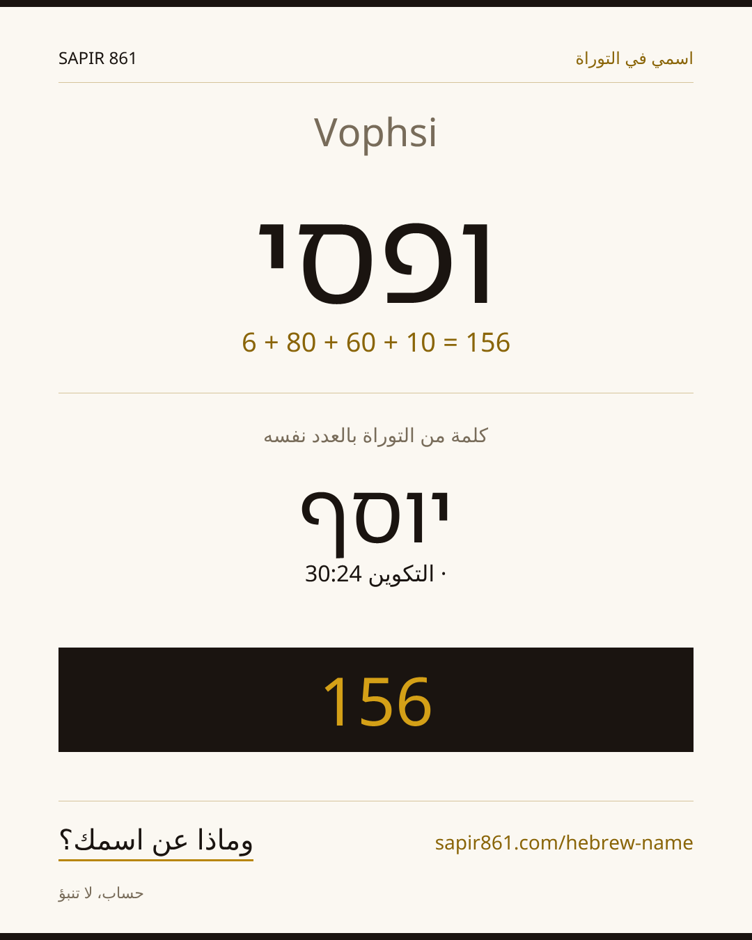 Vophsi — ופסי