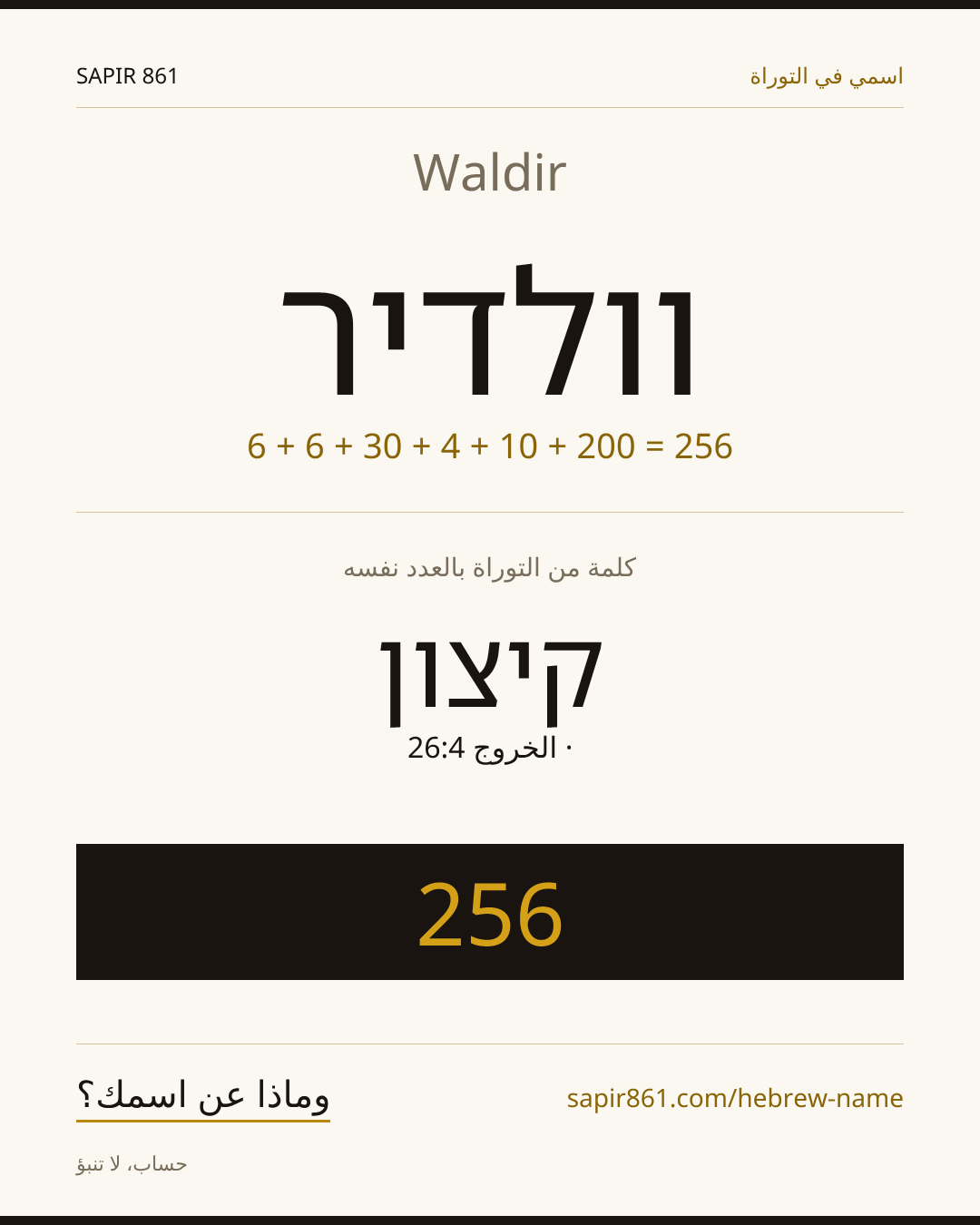 Waldir — וולדיר
