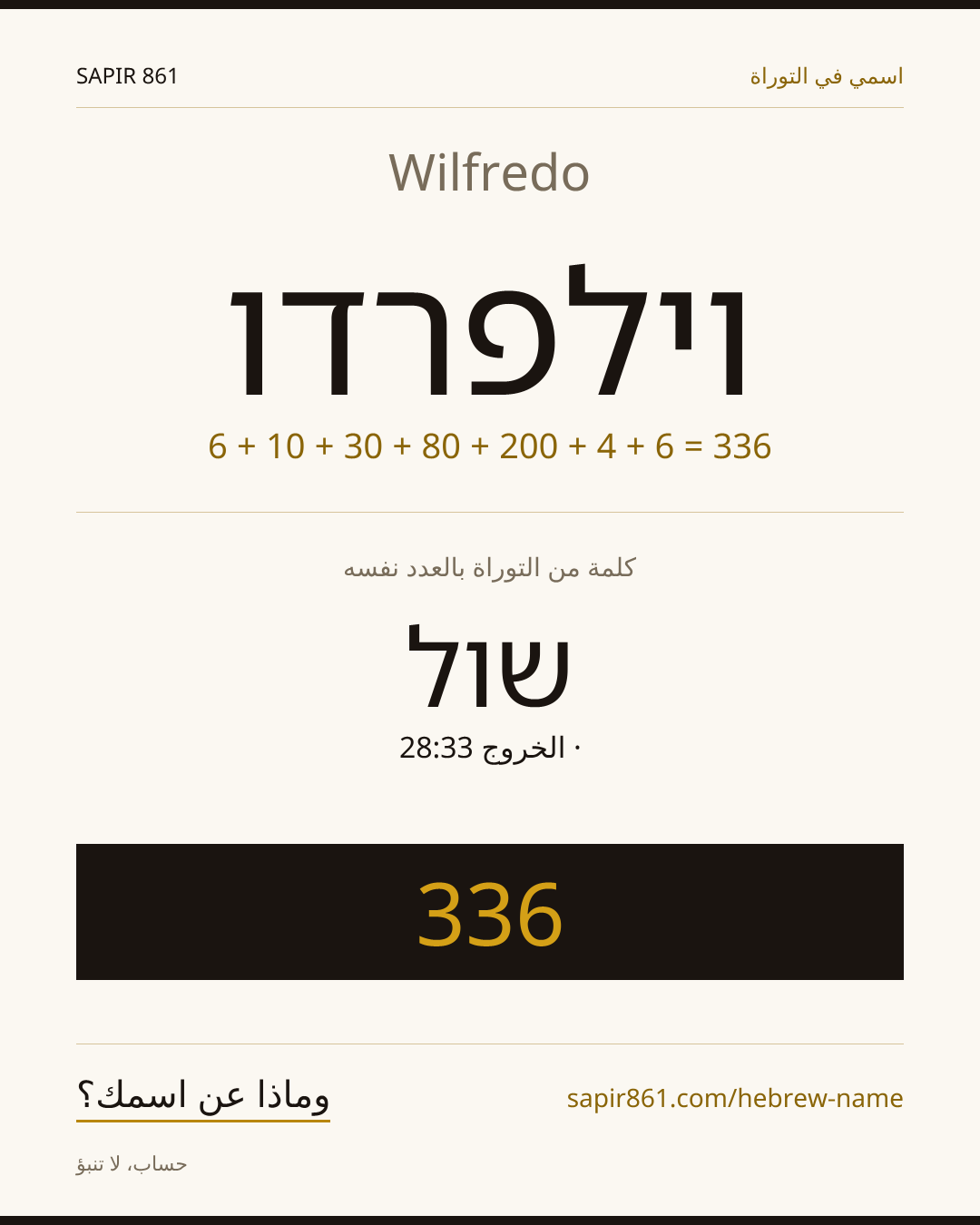 Wilfredo — וילפרדו