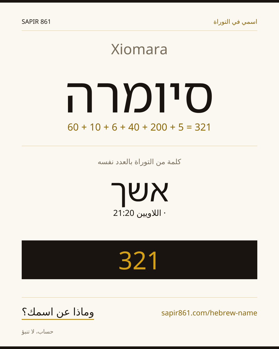 Xiomara — סיומרה