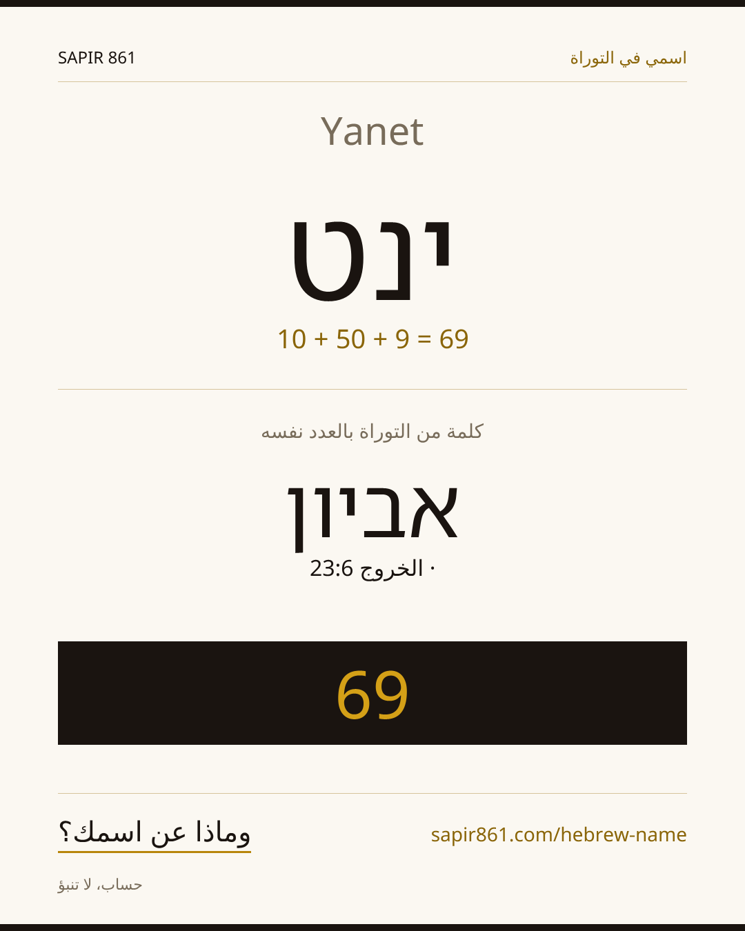Yanet — ינט