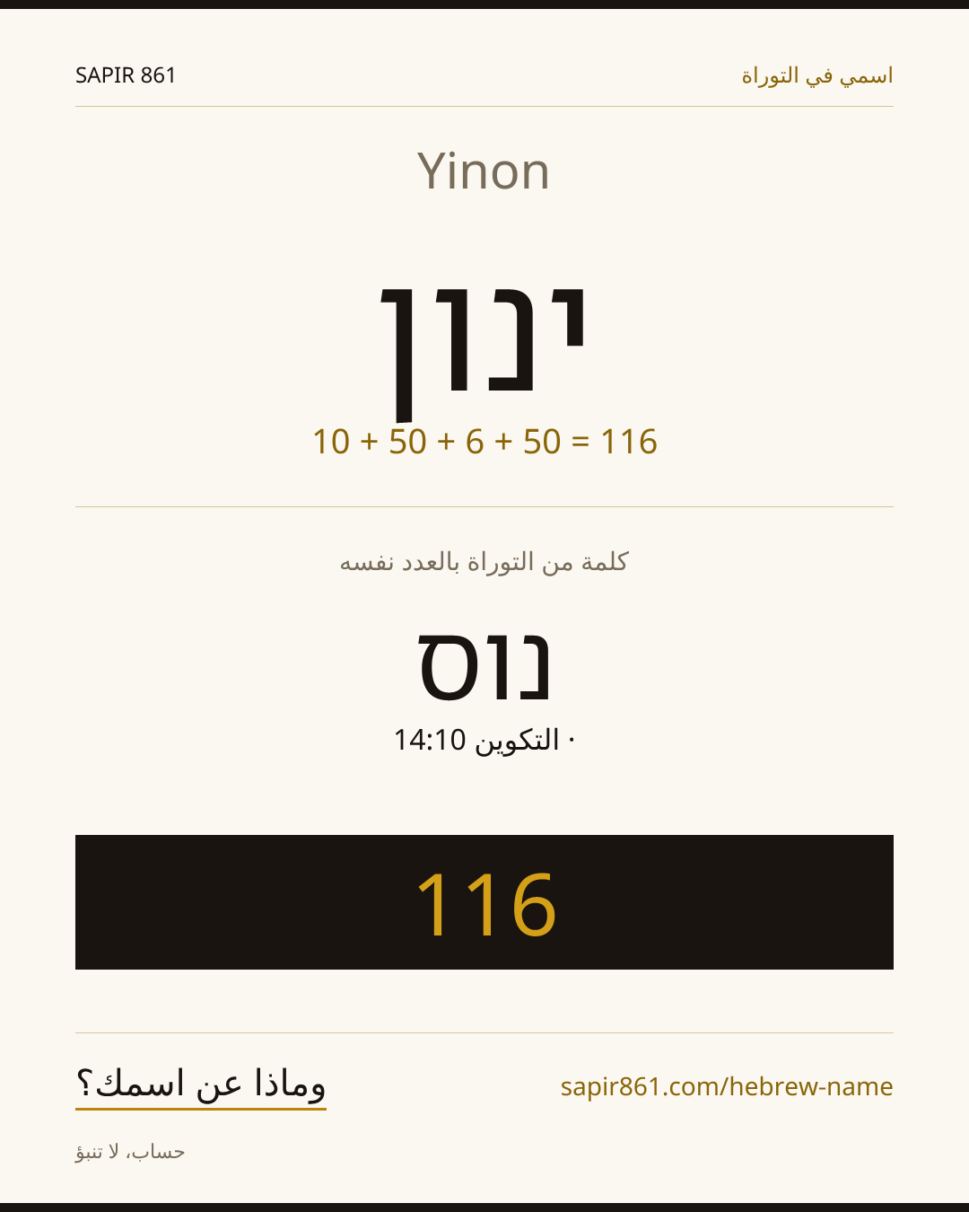 Yinon — ינון