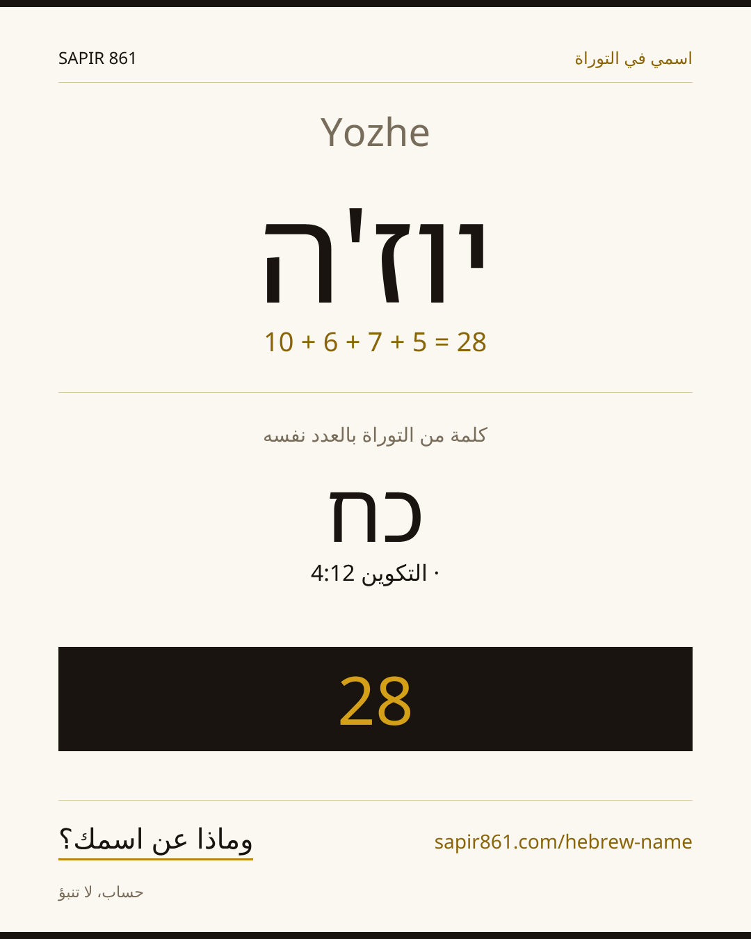 Yozhe — יוז'ה