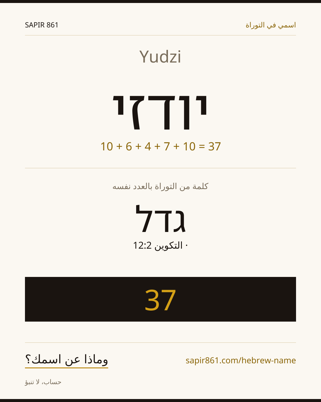 Yudzi — יודזי