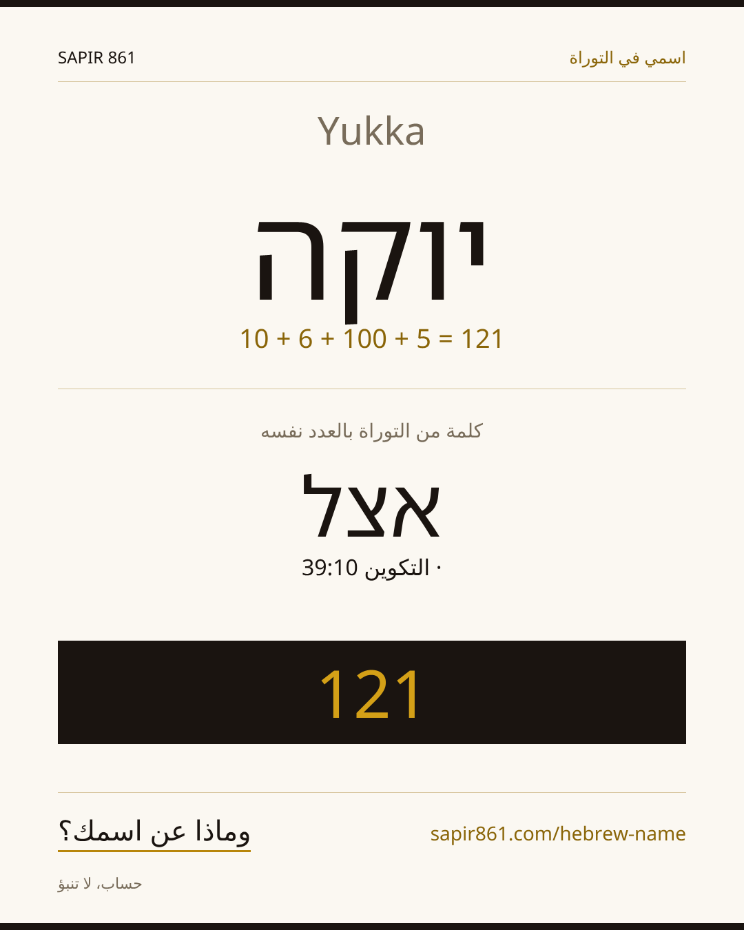 Yukka — יוקה