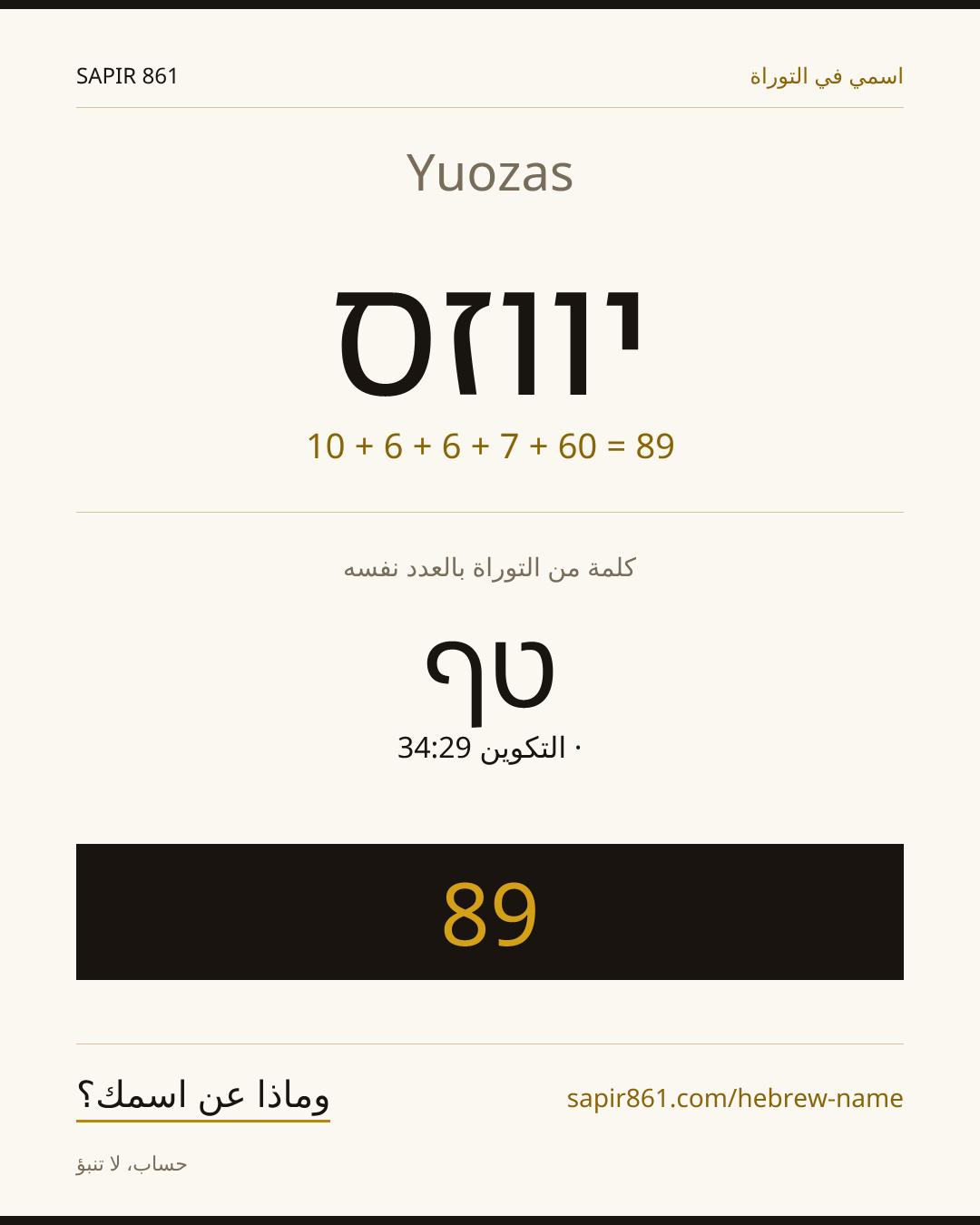 Yuozas — יווזס
