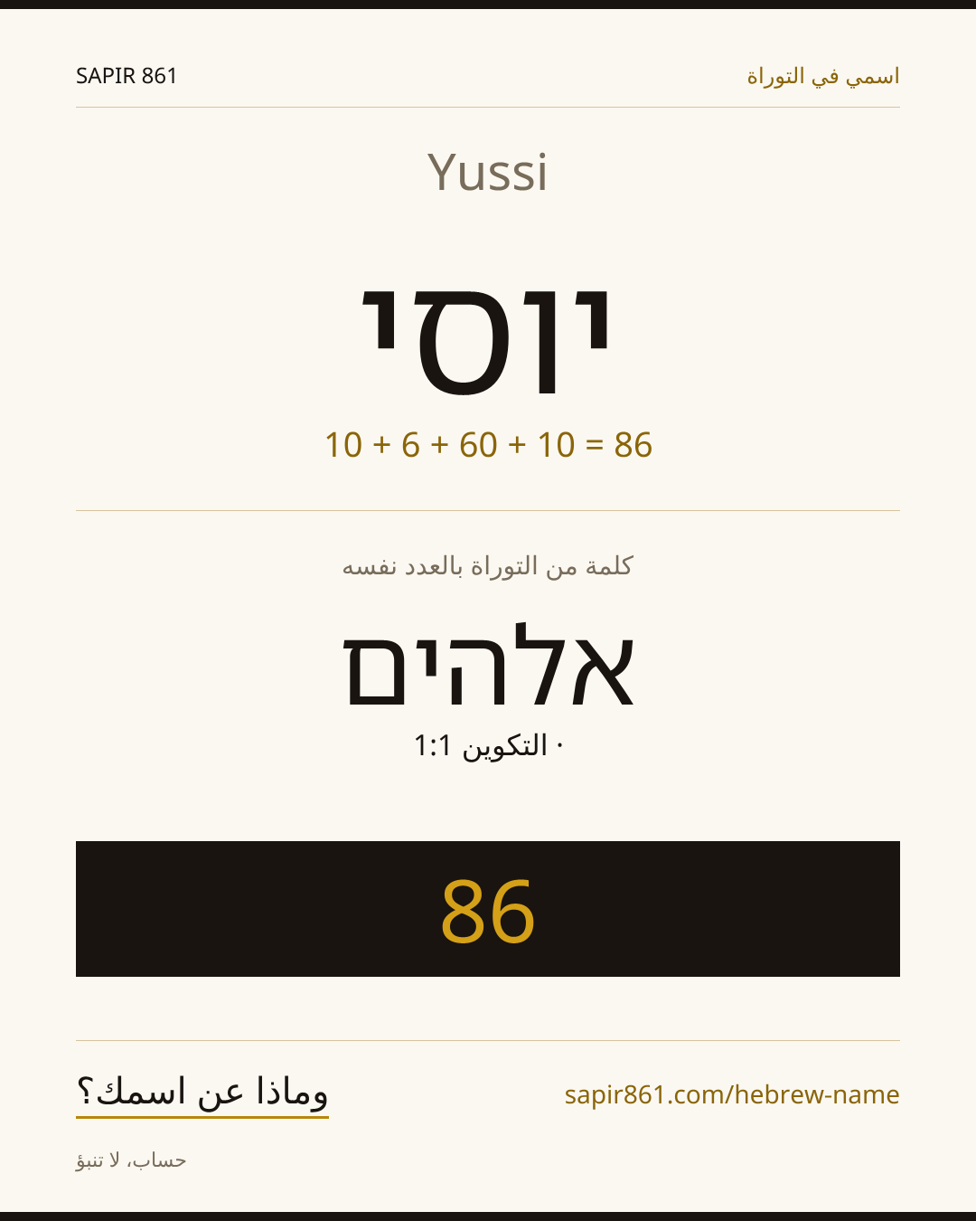 Yussi — יוסי