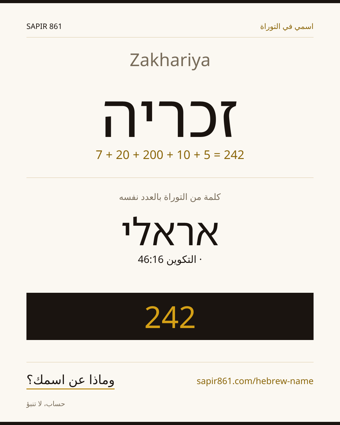 Zakhariya — זכריה