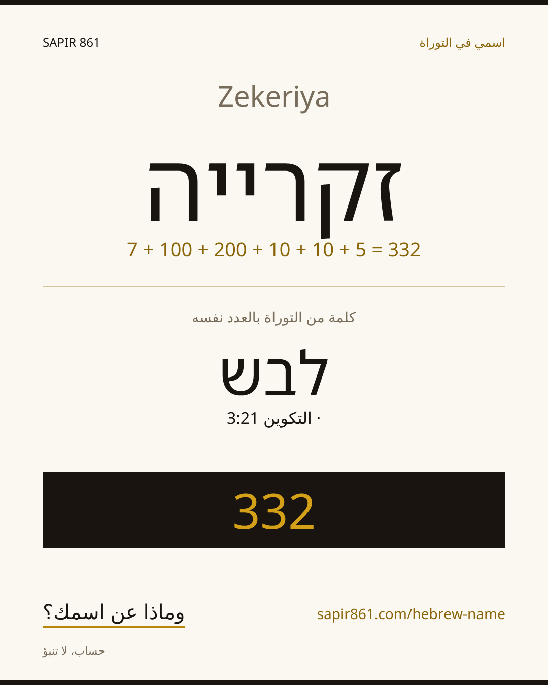 Zekeriya — זקרייה