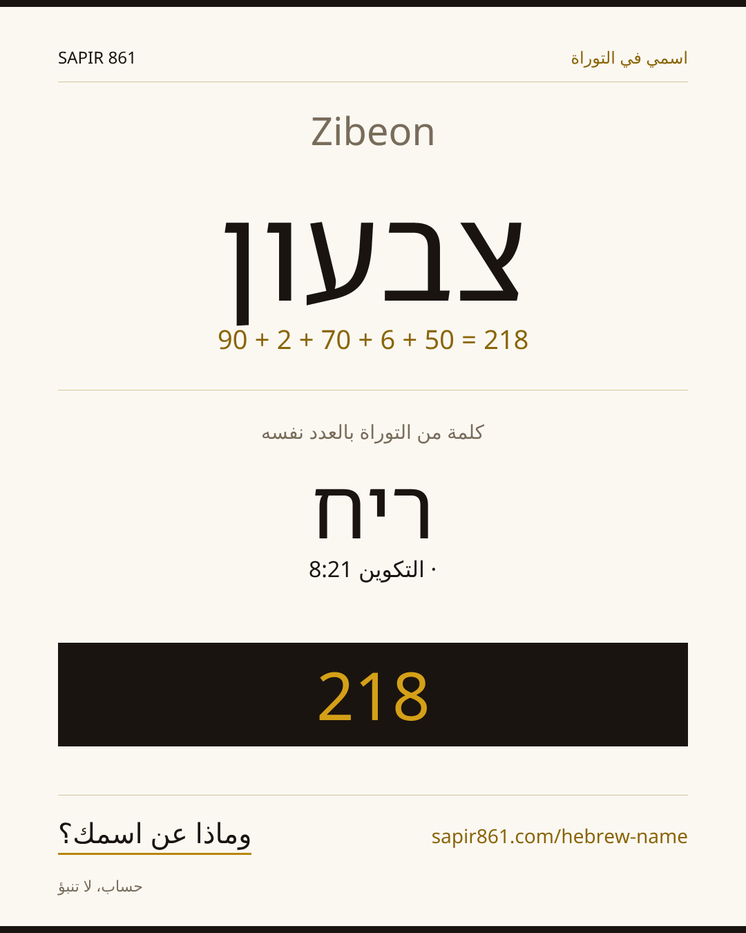 Zibeon — צבעון