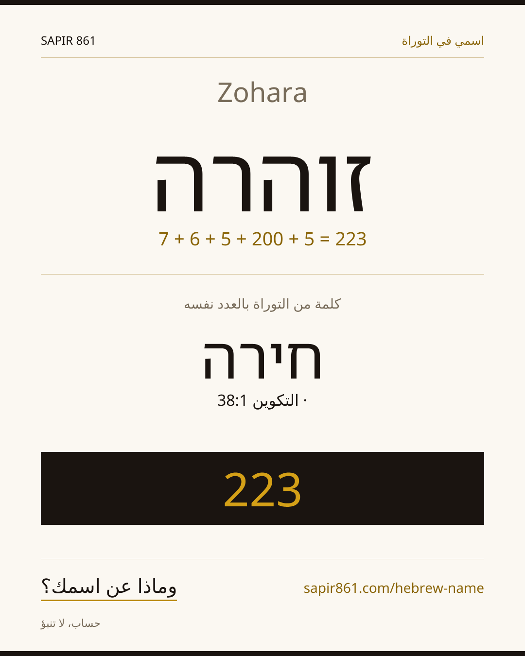Zohara — זוהרה