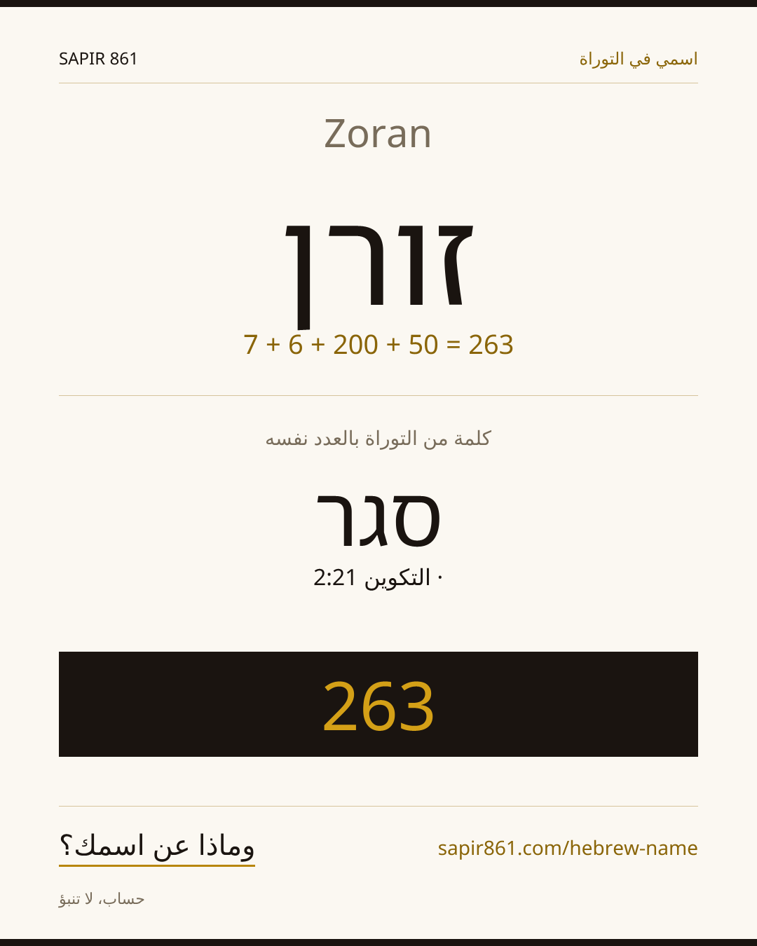 Zoran — זורן