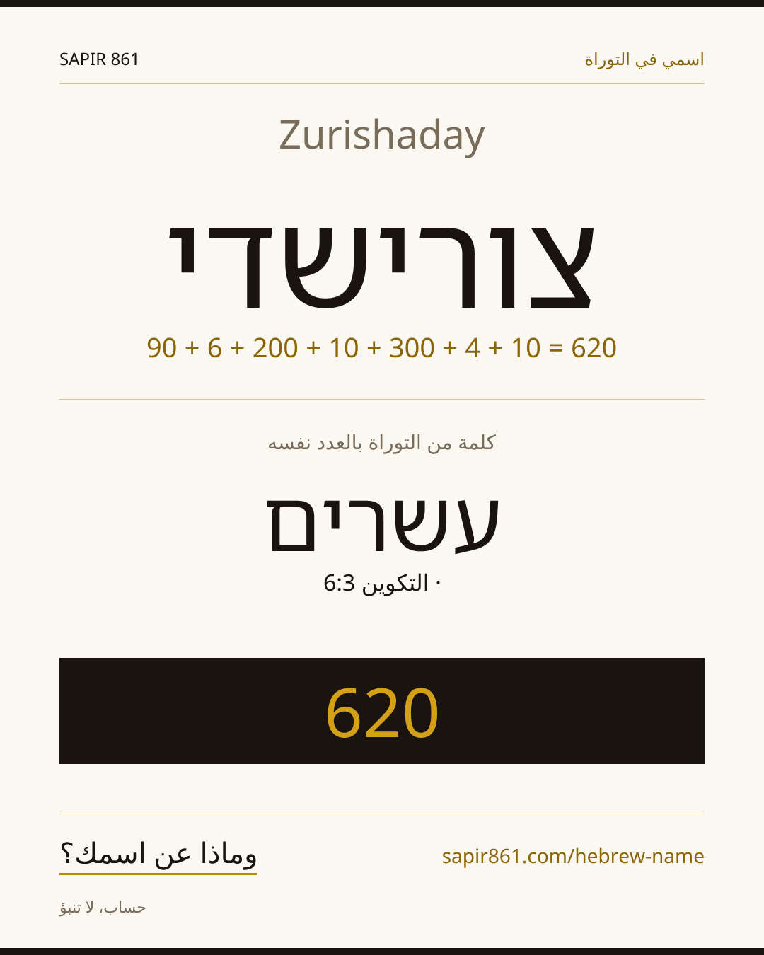 Zurishaday — צורישדי