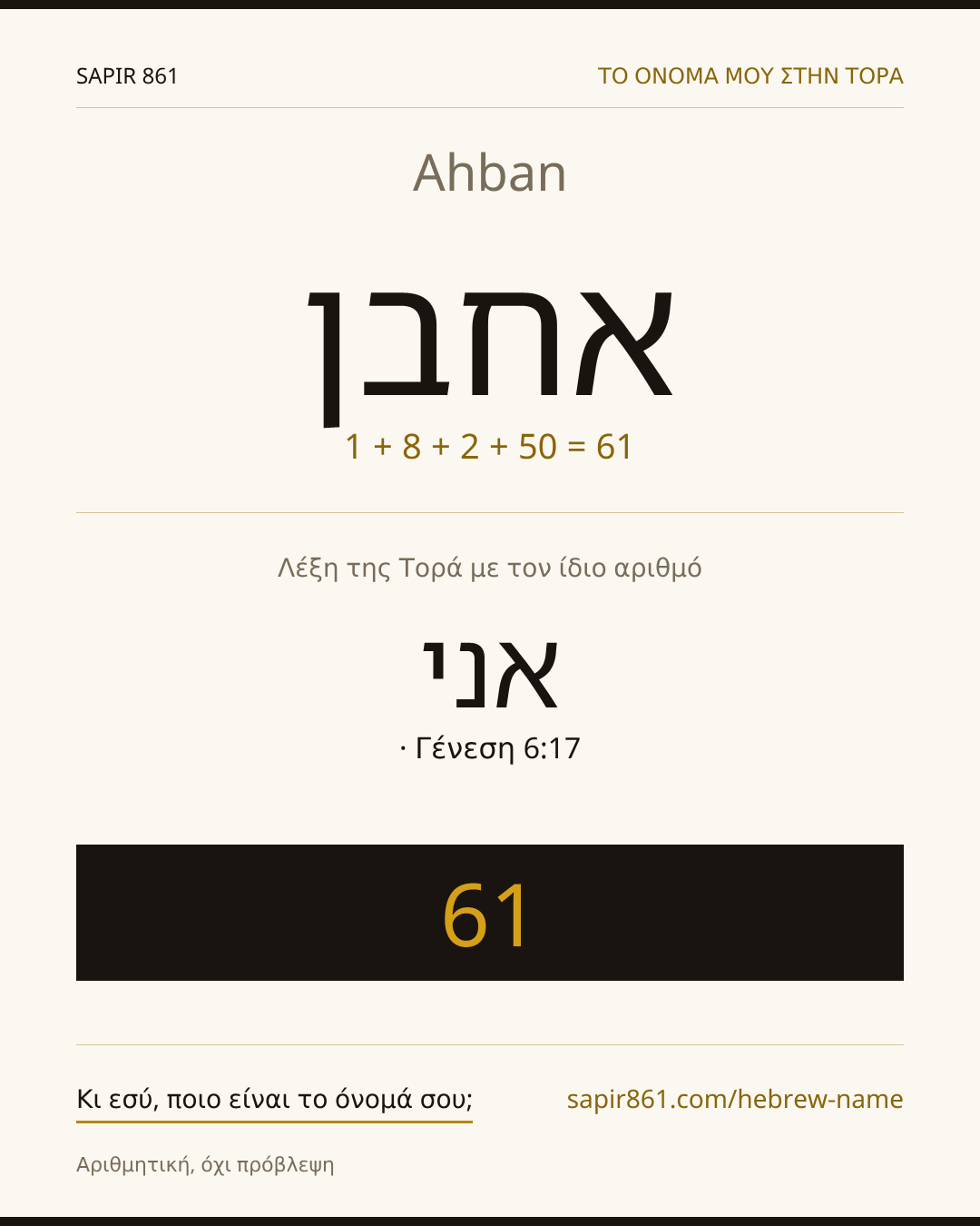 Ahban — אחבן