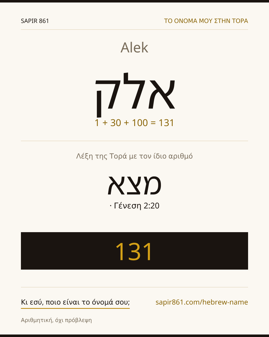 Alek — אלק