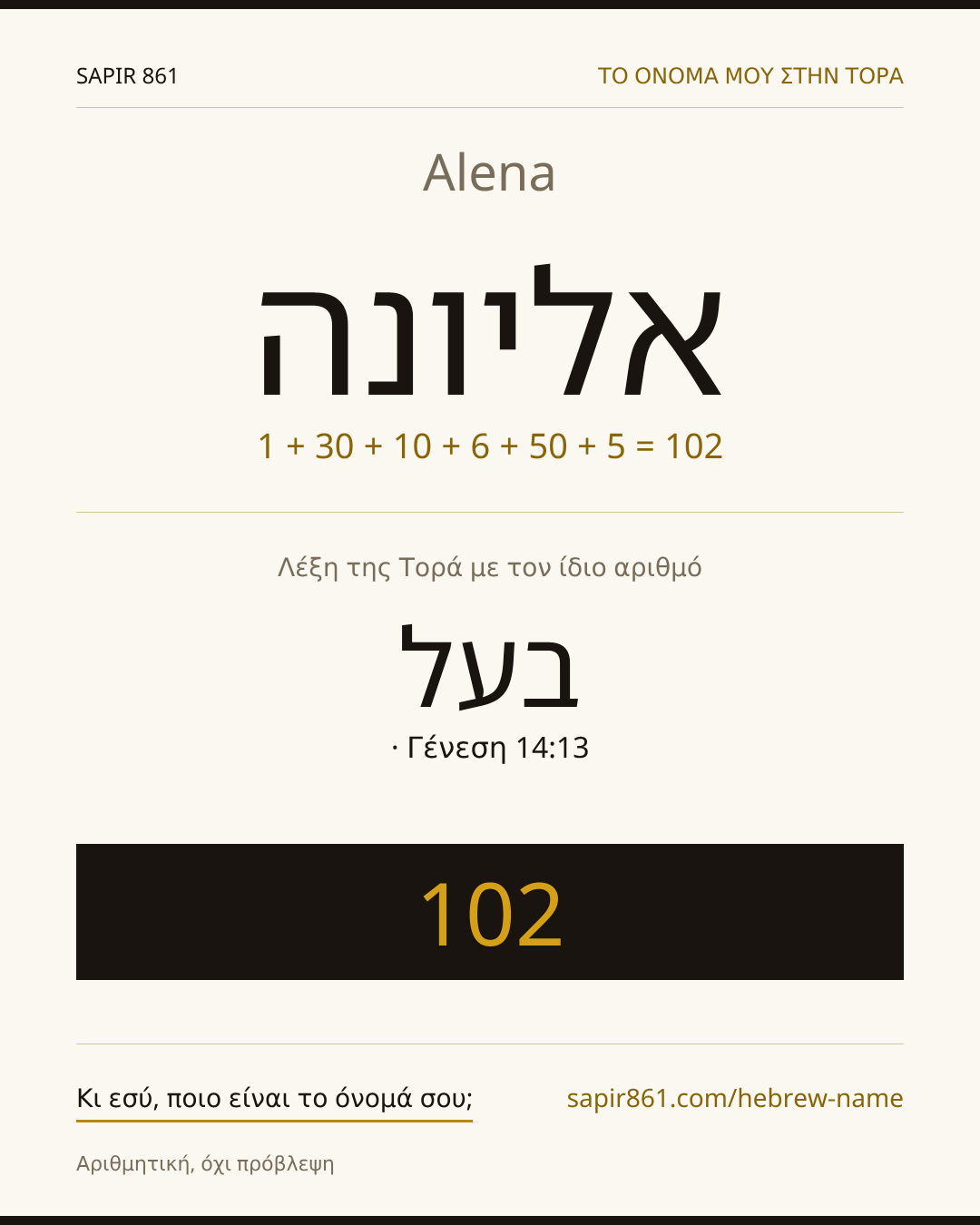 Alena — אליונה