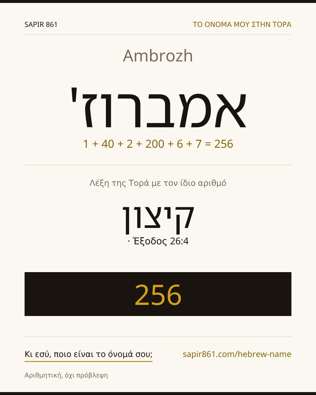 Ambrozh — אמברוז'