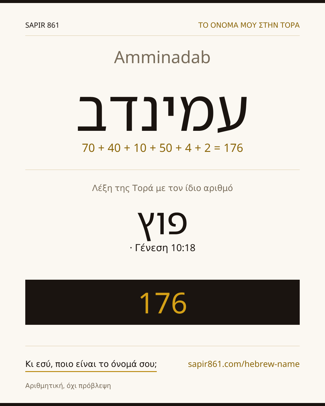 Amminadab — עמינדב