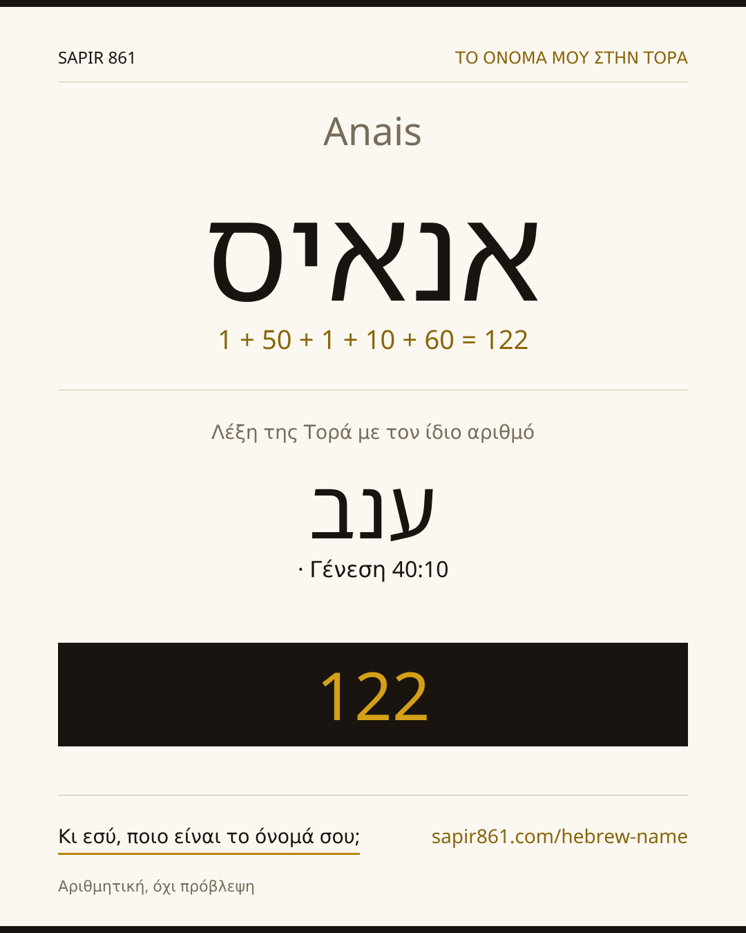 Anais — אנאיס