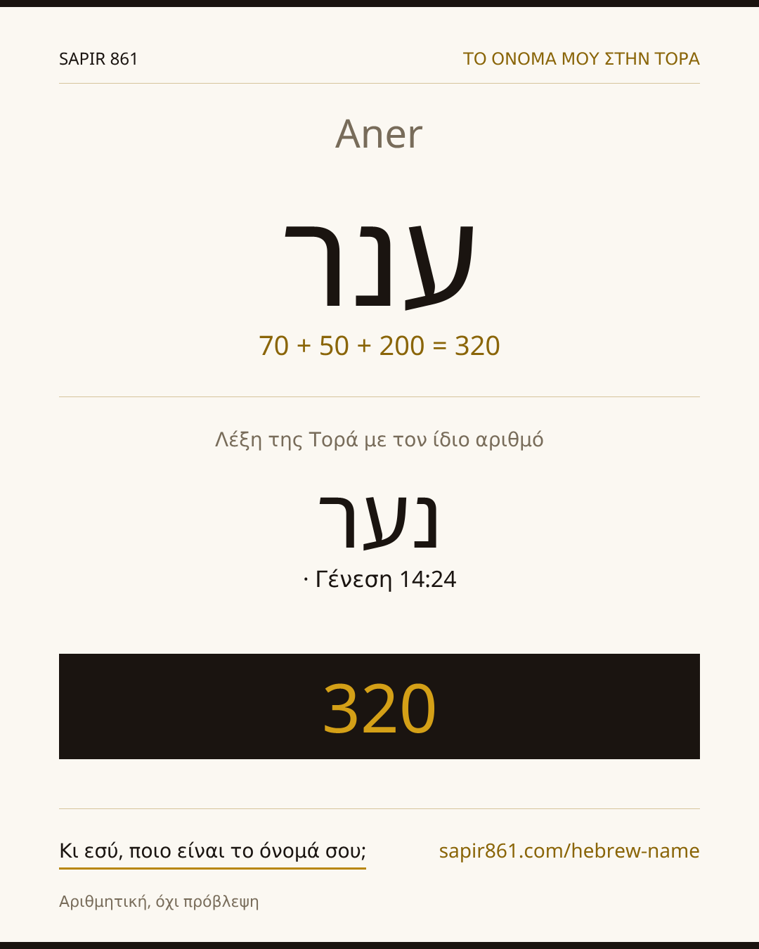 Aner — ענר