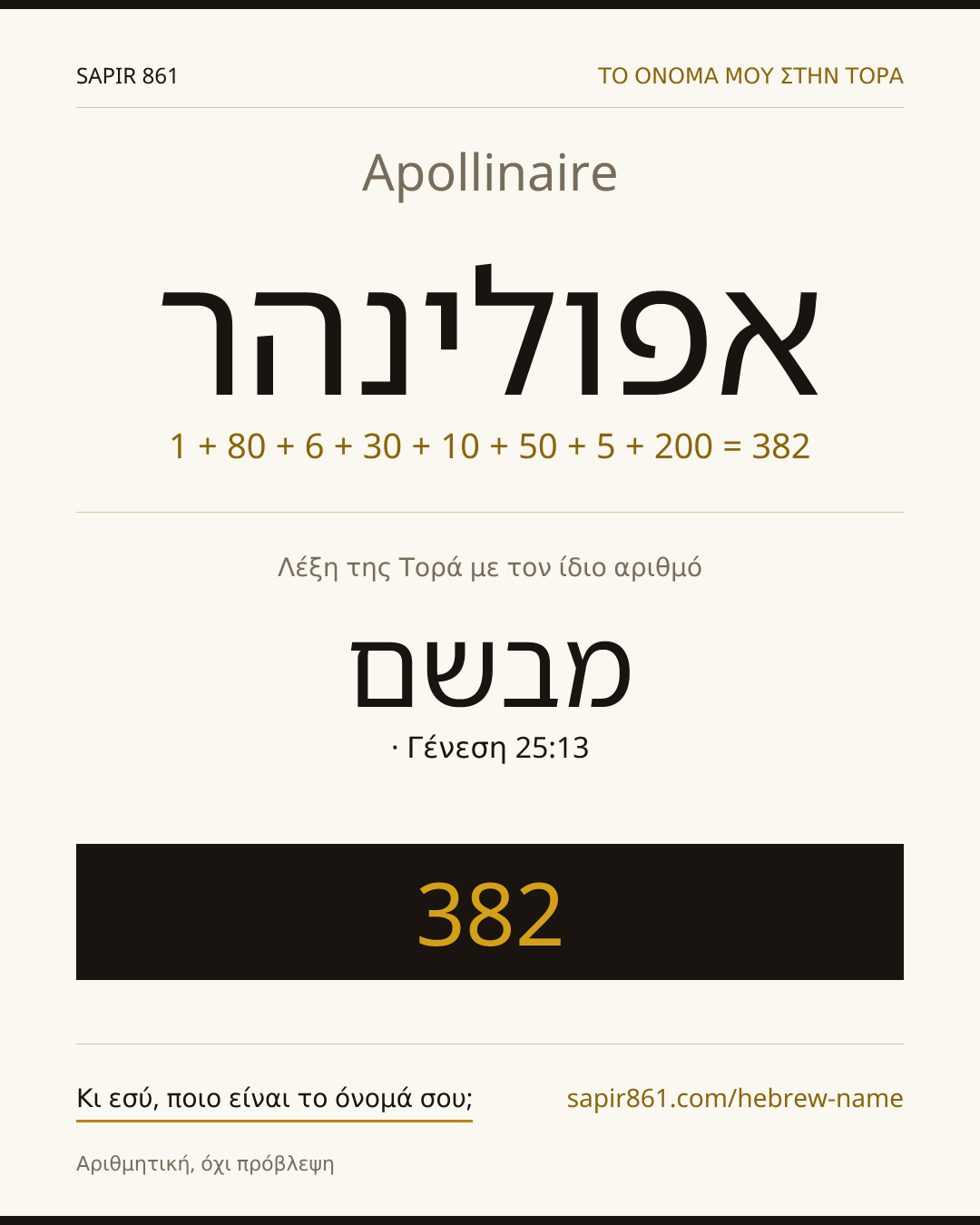Apollinaire — אפולינהר