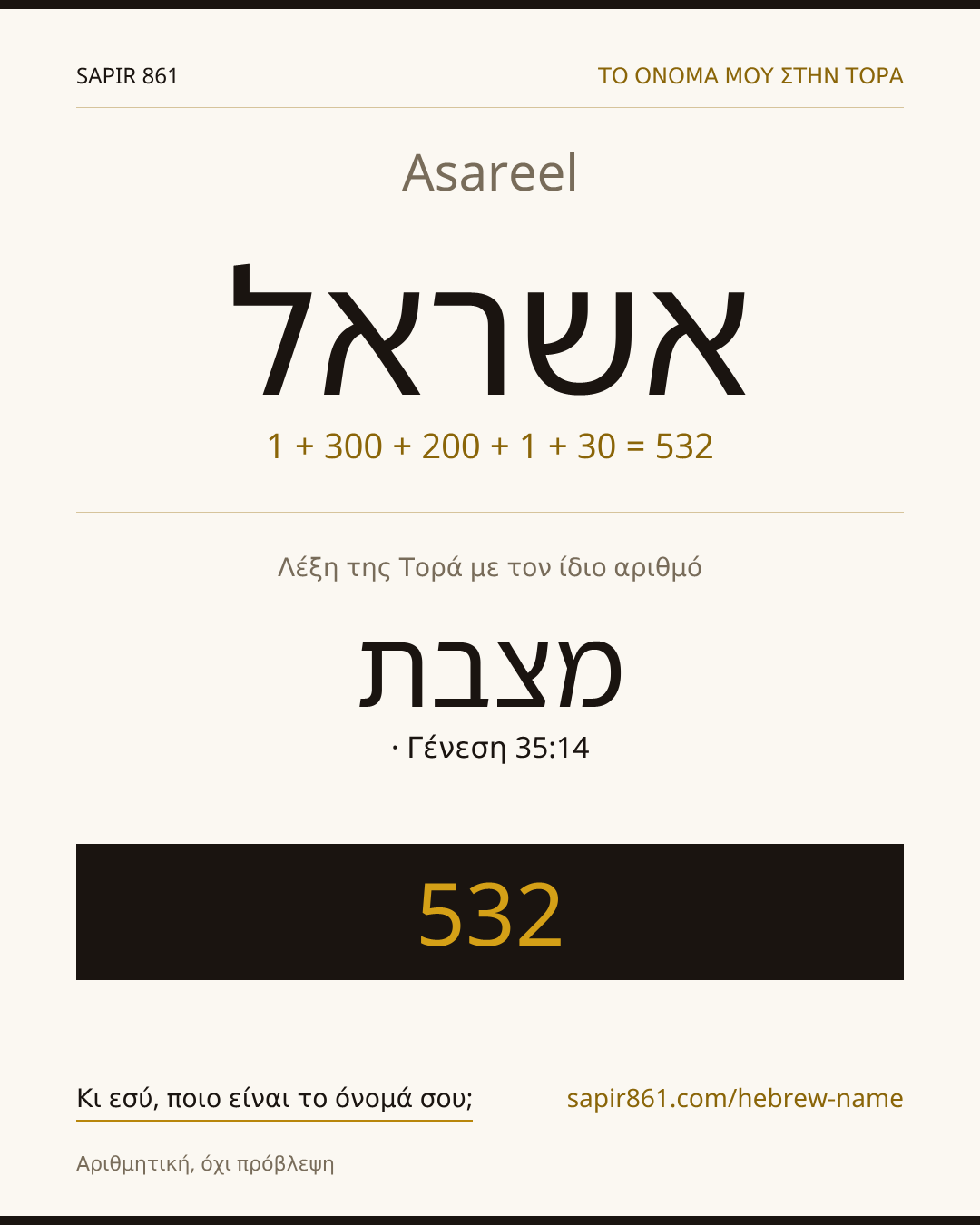 Asareel — אשראל