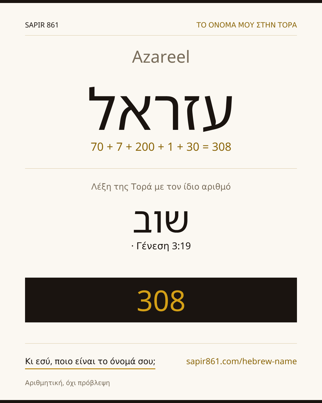 Azareel — עזראל