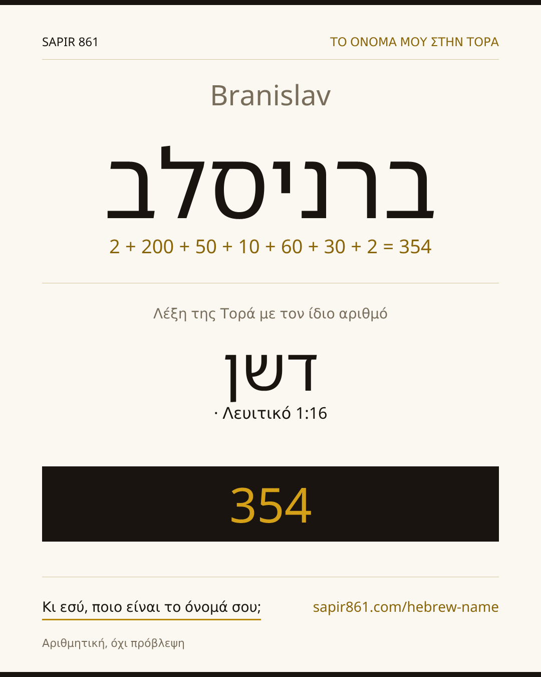 Branislav — ברניסלב