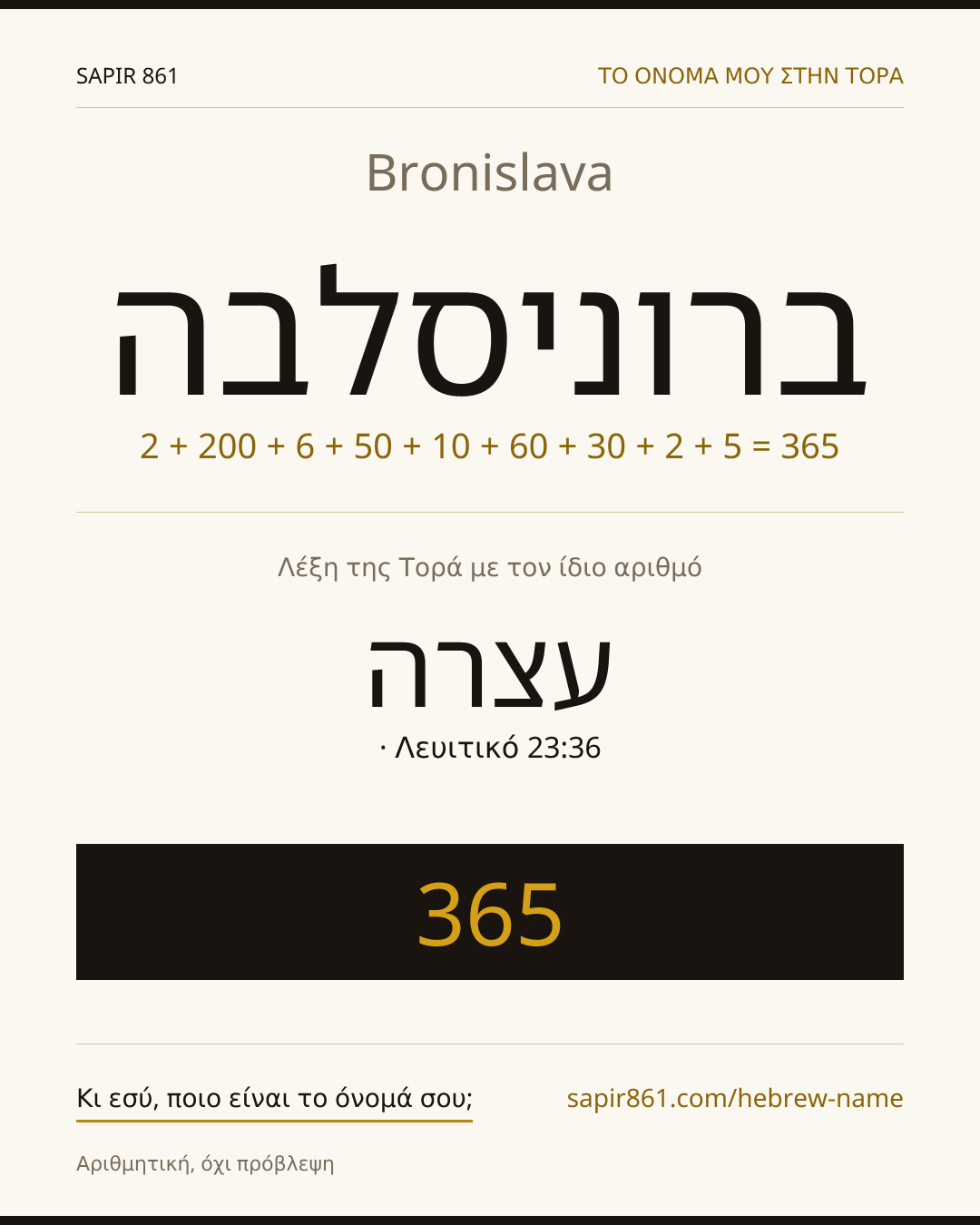 Bronislava — ברוניסלבה