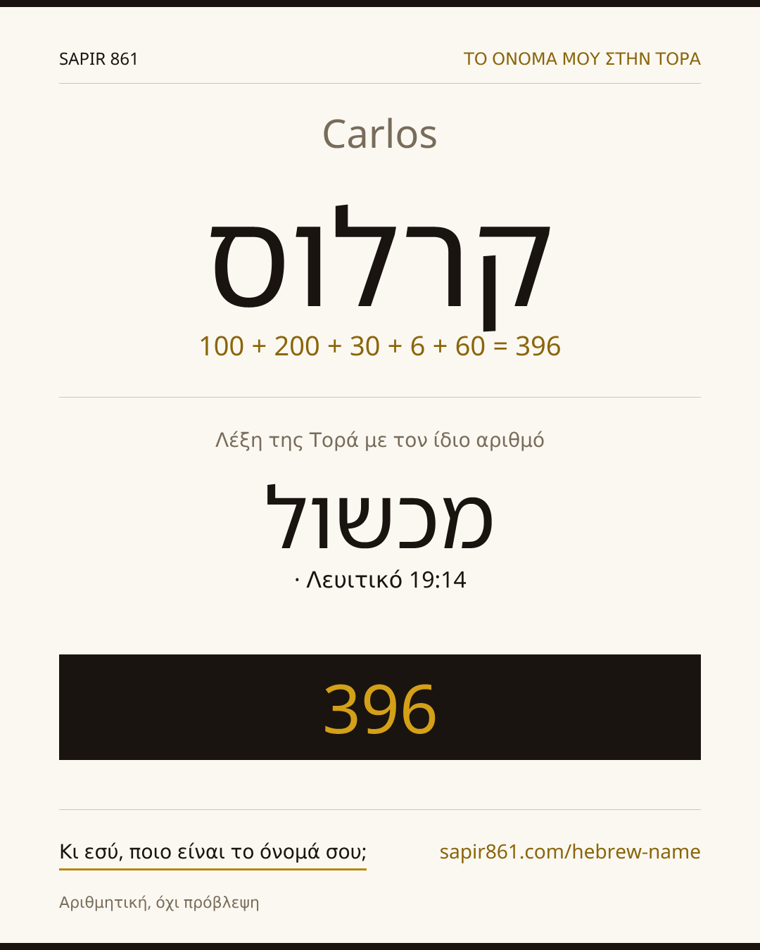 Carlos — קרלוס