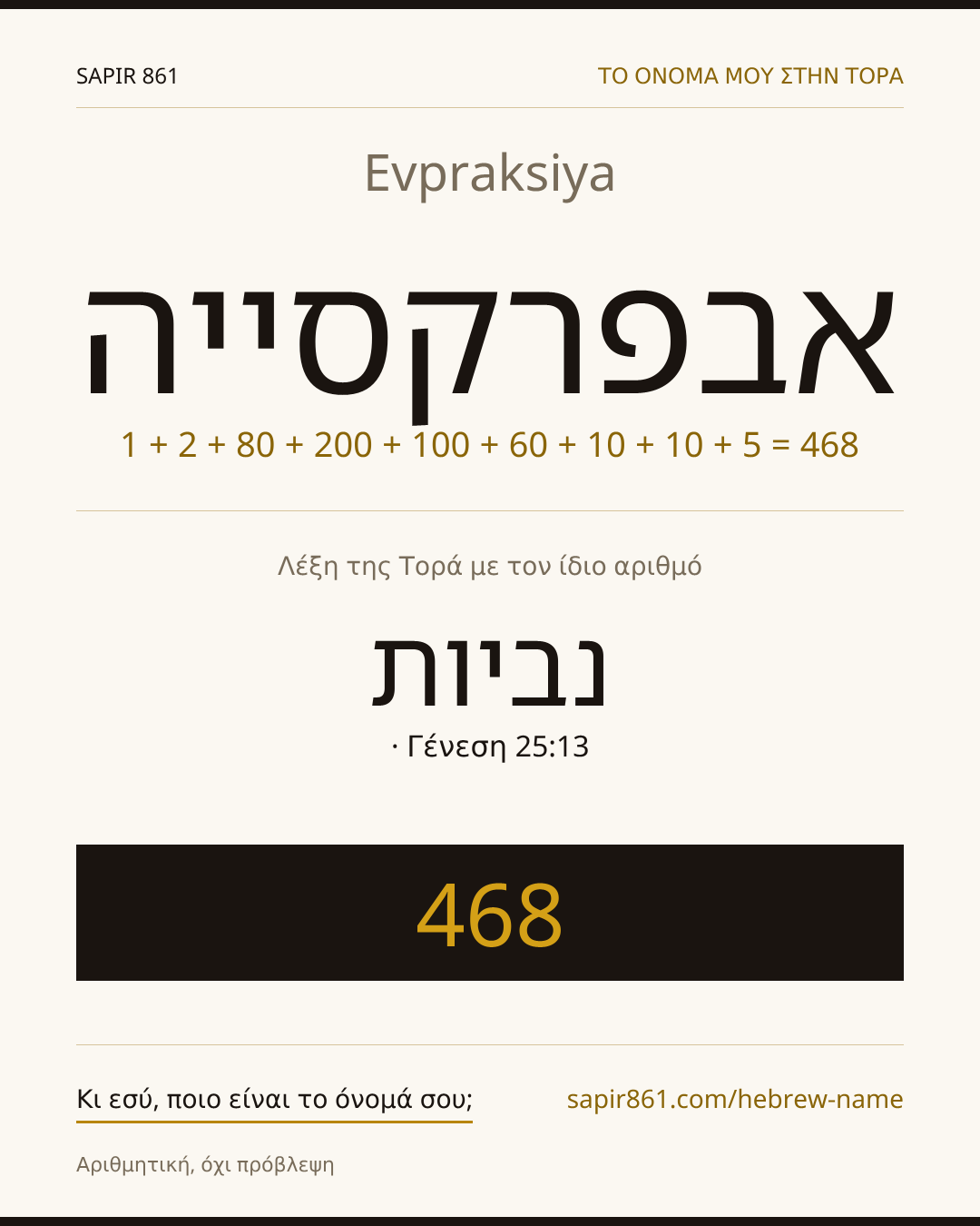 Evpraksiya — אבפרקסייה