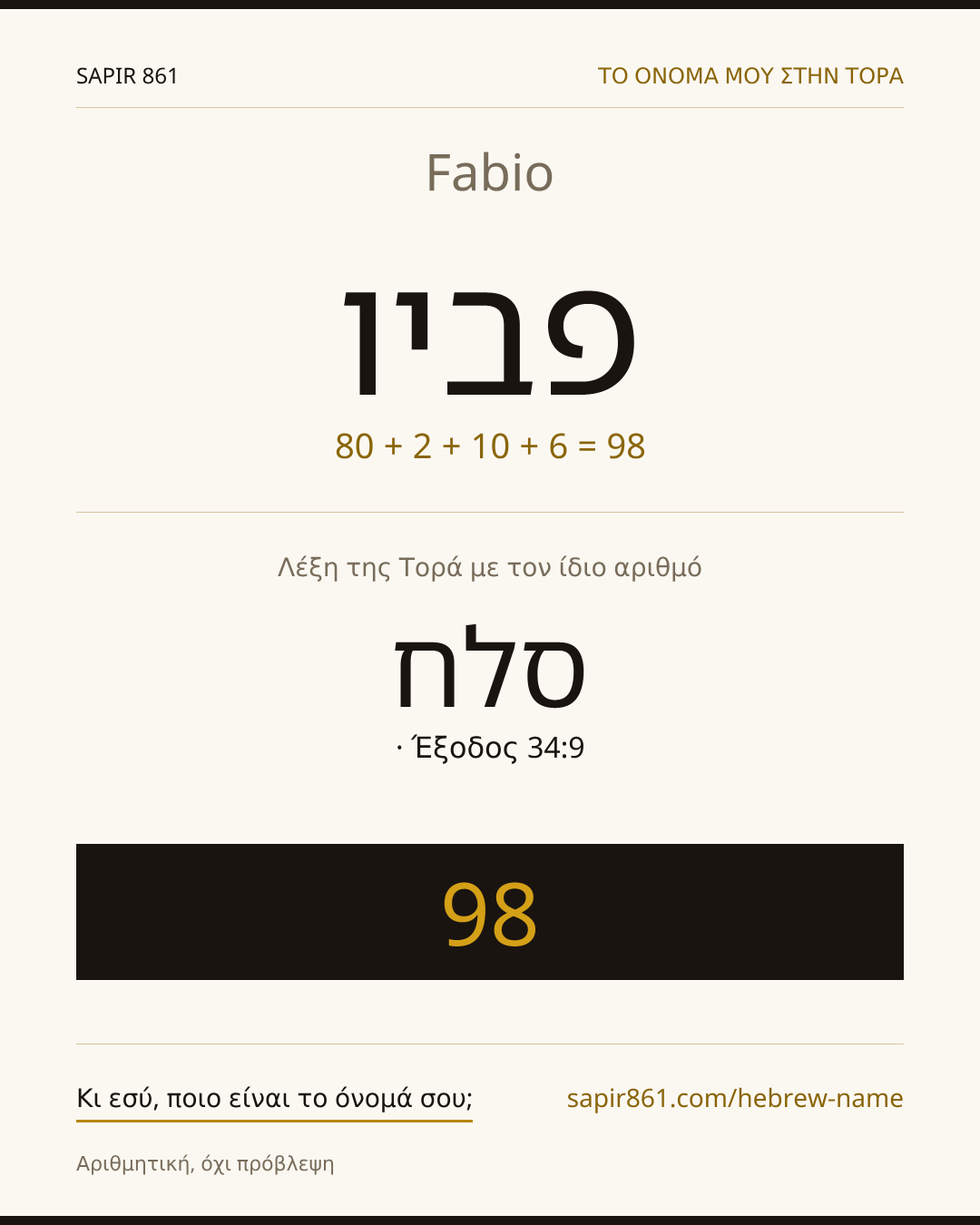 Fabio — פביו