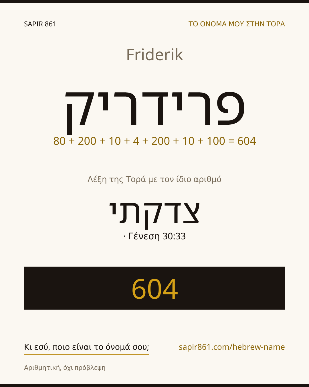 Friderik — פרידריק