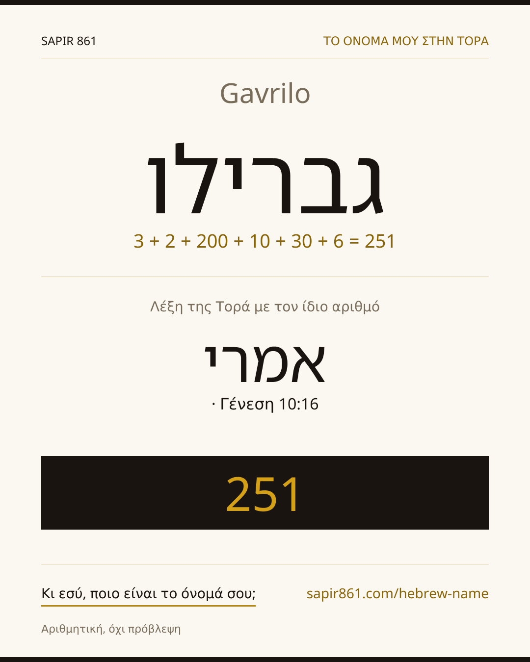 Gavrilo — גברילו