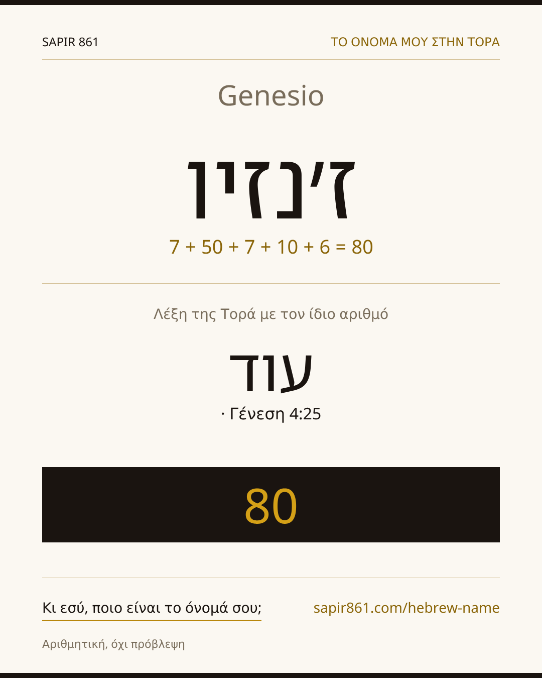 Genesio — ז׳נזיו