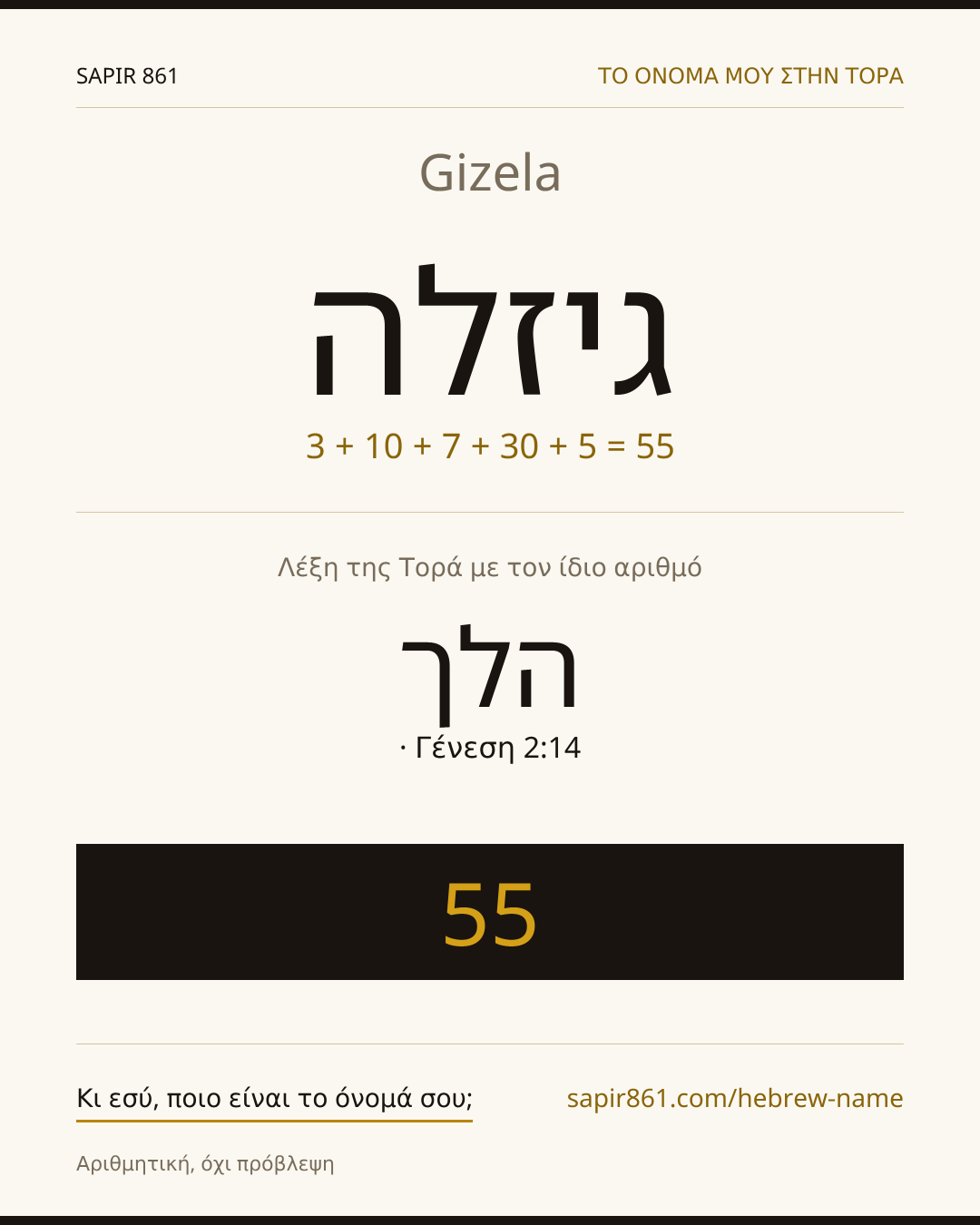Gizela — גיזלה