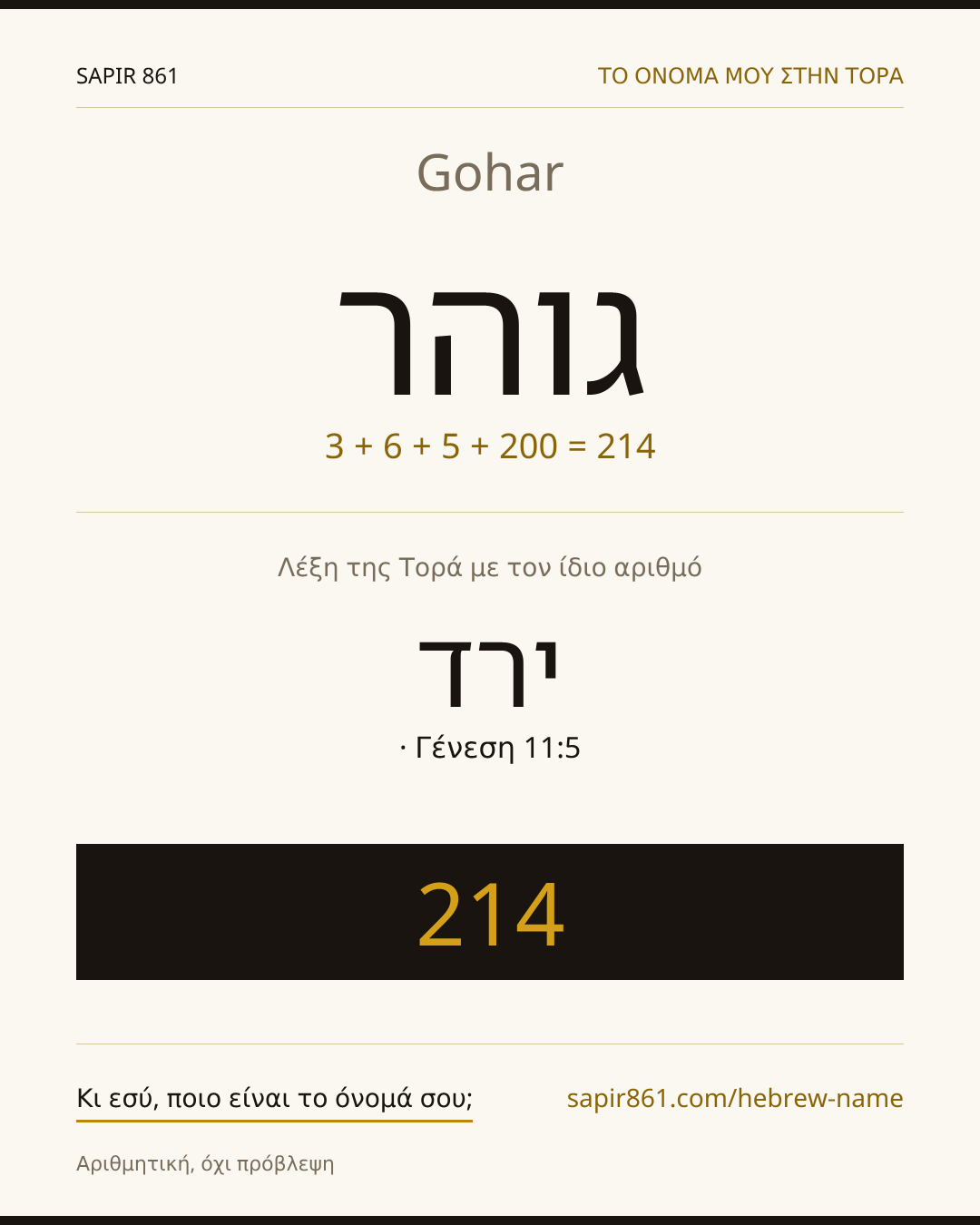 Gohar — גוהר