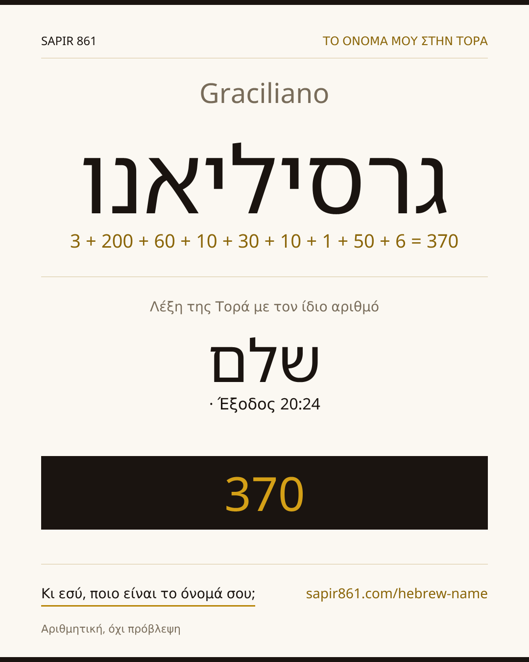 Graciliano — גרסיליאנו