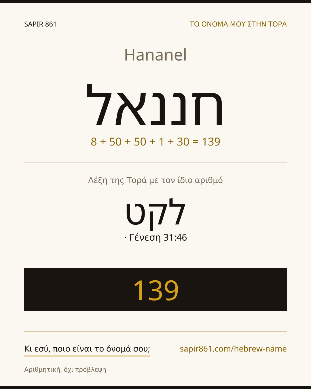 Hananel — חננאל