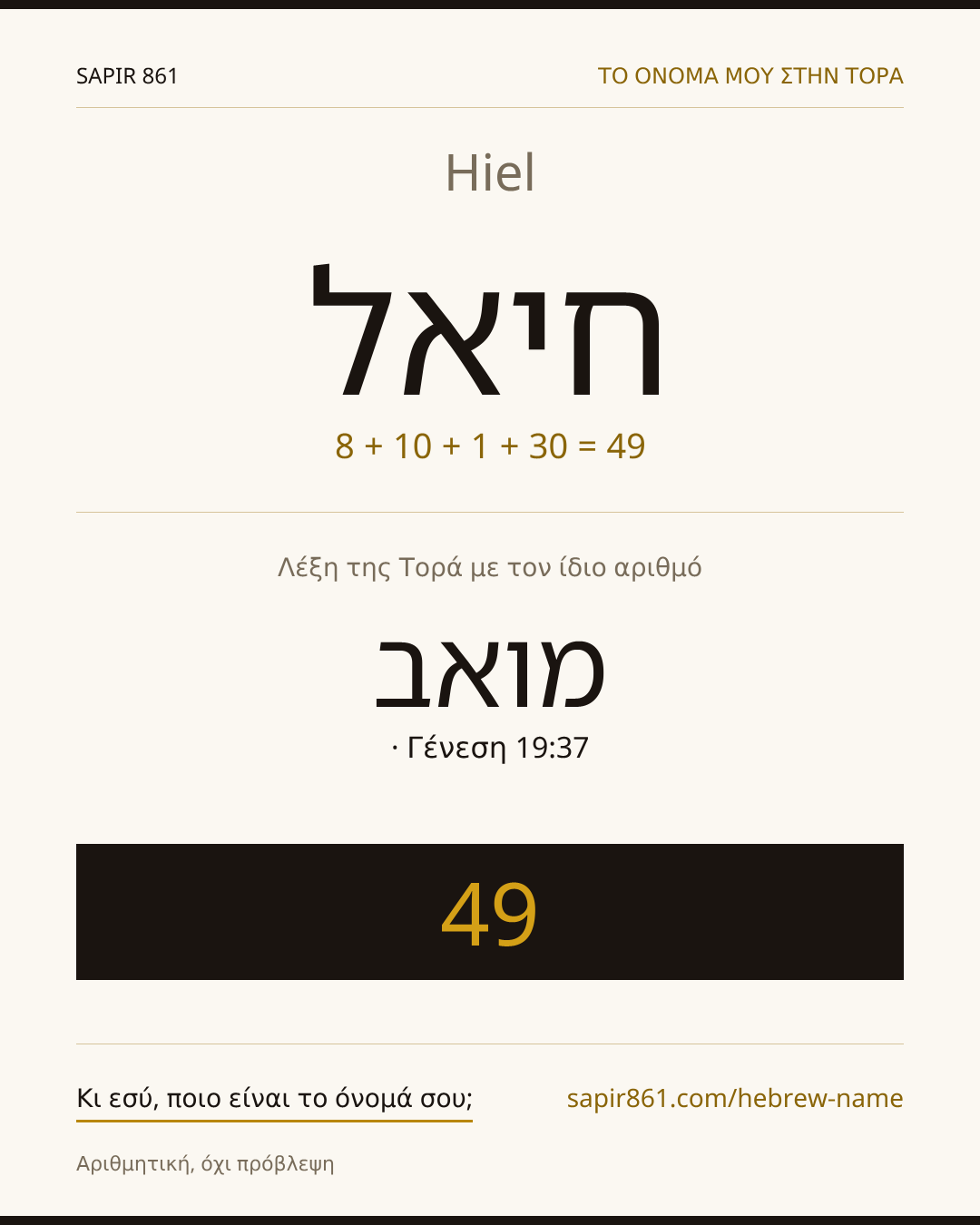 Hiel — חיאל