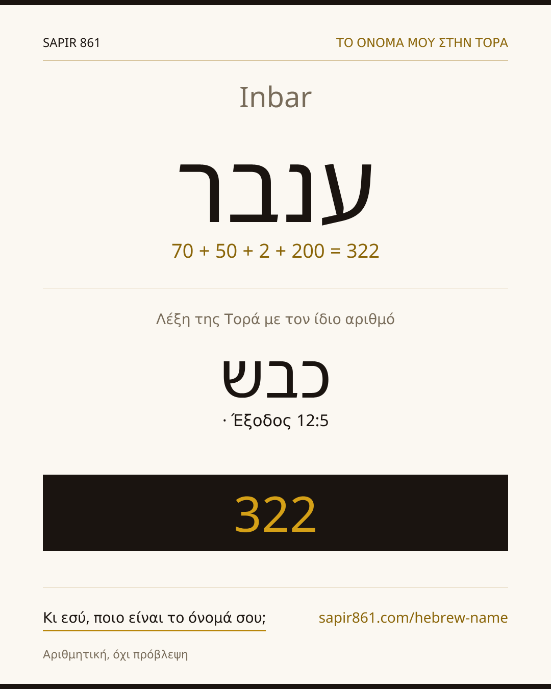 Inbar — ענבר