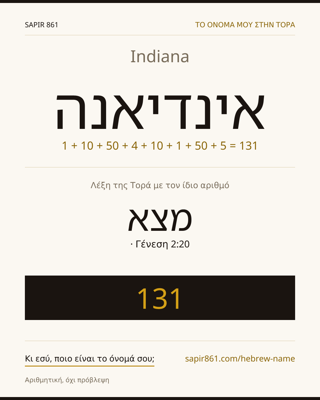 Indiana — אינדיאנה