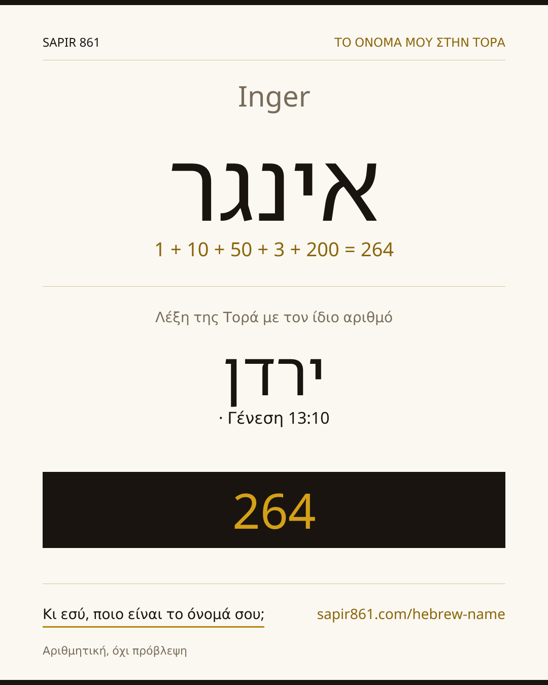Inger — אינגר