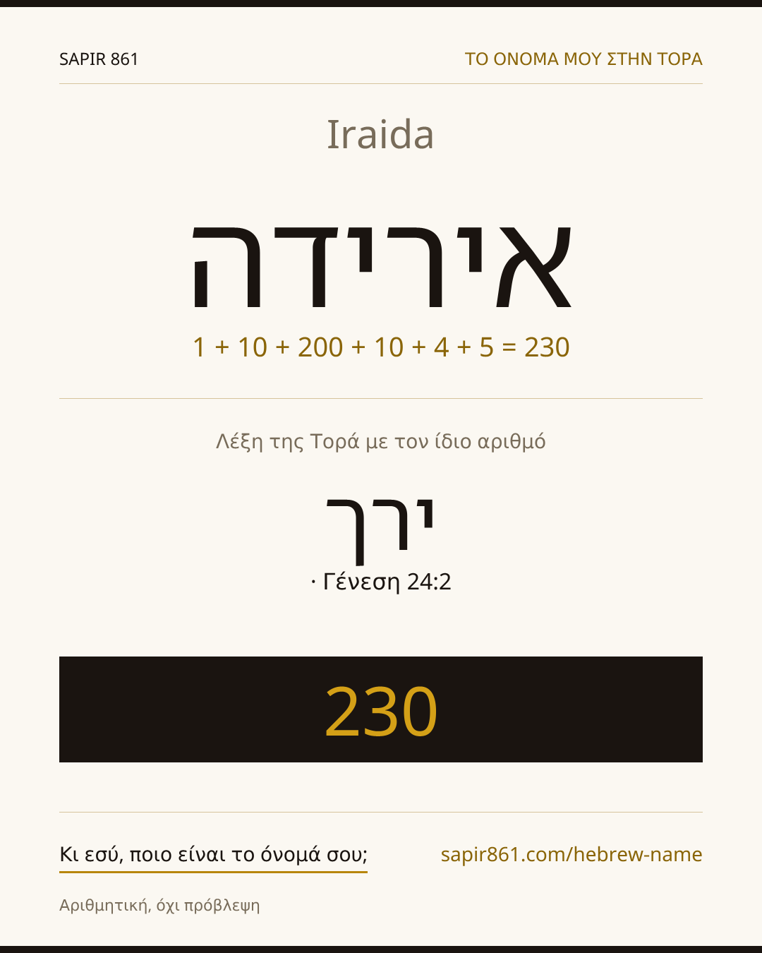 Iraida — אירידה